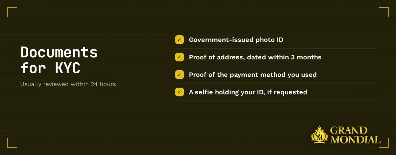 Fulfill KYC requirements fast.